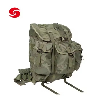 420D Bolso táctico de bolsas de plástico de nylon verde oliva para escalar / senderismo / entrenamiento