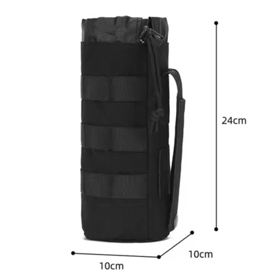 Camuflaje Táctico Sistema ligero Molle cintura colgante Botella de agua grande Bolsa al aire libre Para viajes deportivos al aire libre