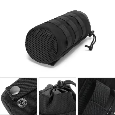 Camuflaje Táctico Sistema ligero Molle cintura colgante Botella de agua grande Bolsa al aire libre Para viajes deportivos al aire libre