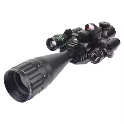Mini Red Dot Sight + Red Laser Sight alcance de caza Combo Optical Scope Visión refleja para caza táctica