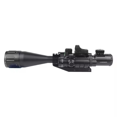 Mini Red Dot Sight + Red Laser Sight alcance de caza Combo Optical Scope Visión refleja para caza táctica