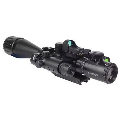 Mini Red Dot Sight + Red Laser Sight alcance de caza Combo Optical Scope Visión refleja para caza táctica