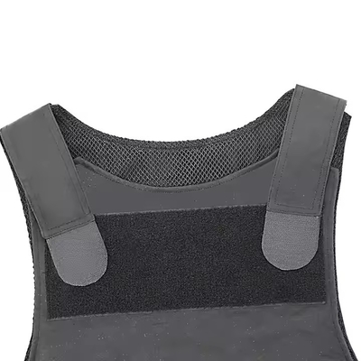 Negro Tamaño ajustable Seguridad A prueba de puñaladas chaleco táctico de protección personal para hombres