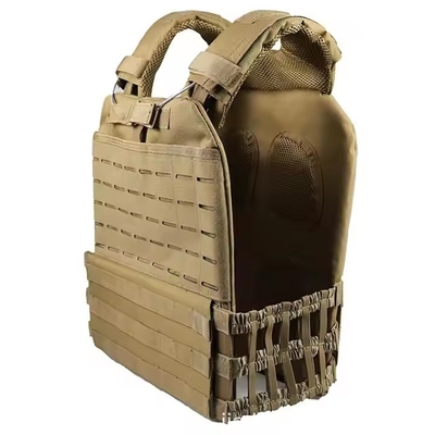 Vestido de equipo táctico de defensa personal de uso al aire libre de nylon y poliéster rápidamente desmontados con PC VEST