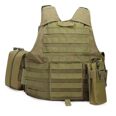 Equipo de equipo táctico Camuflaje de protección Disparar senderismo Oxford portador de placas multifuncional chaleco táctico