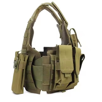 Equipo de equipo táctico Camuflaje de protección Disparar senderismo Oxford portador de placas multifuncional chaleco táctico