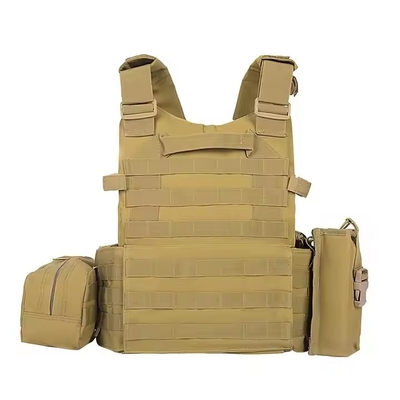 Equipo de equipo táctico Camuflaje de protección Disparar senderismo Oxford portador de placas multifuncional chaleco táctico