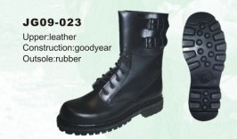 Botas de combate de cuero de vaca ligeras y tácticas antiderrapante