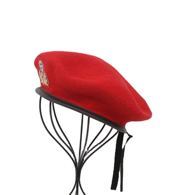 Headwear táctico militar de la boina militar roja de las lanas para los hombres y las mujeres de las fuerzas especiales