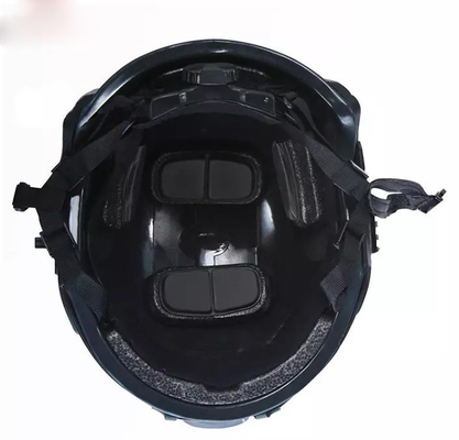 Casco contra incendios forestales de Kevlar de fibra de aramida de alta densidad con sistema rápido Ops-Core, concha UHMWPE y casco táctico Mich